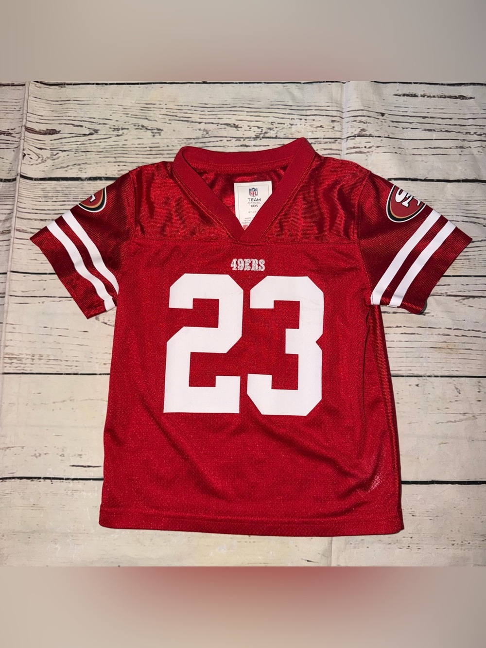 NFL Kids Red #23 49ers Jersey